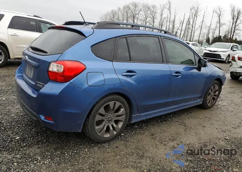 2016 Subaru Impreza Sport Premium from USA, damaged, VIN JF1GPAP66G8239581